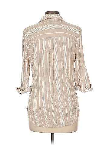 Fortune + Ivy 3/4 Sleeve Button-Down Shirt (view 2)