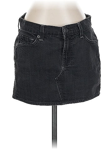7 For All Mankind Denim Skirt (view 1)