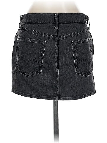 7 For All Mankind Denim Skirt (view 2)