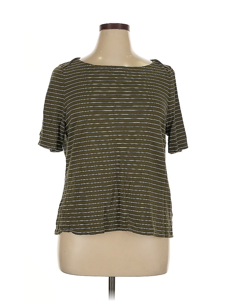 Pre-owned Talbots Short Sleeve T-shirt In Green