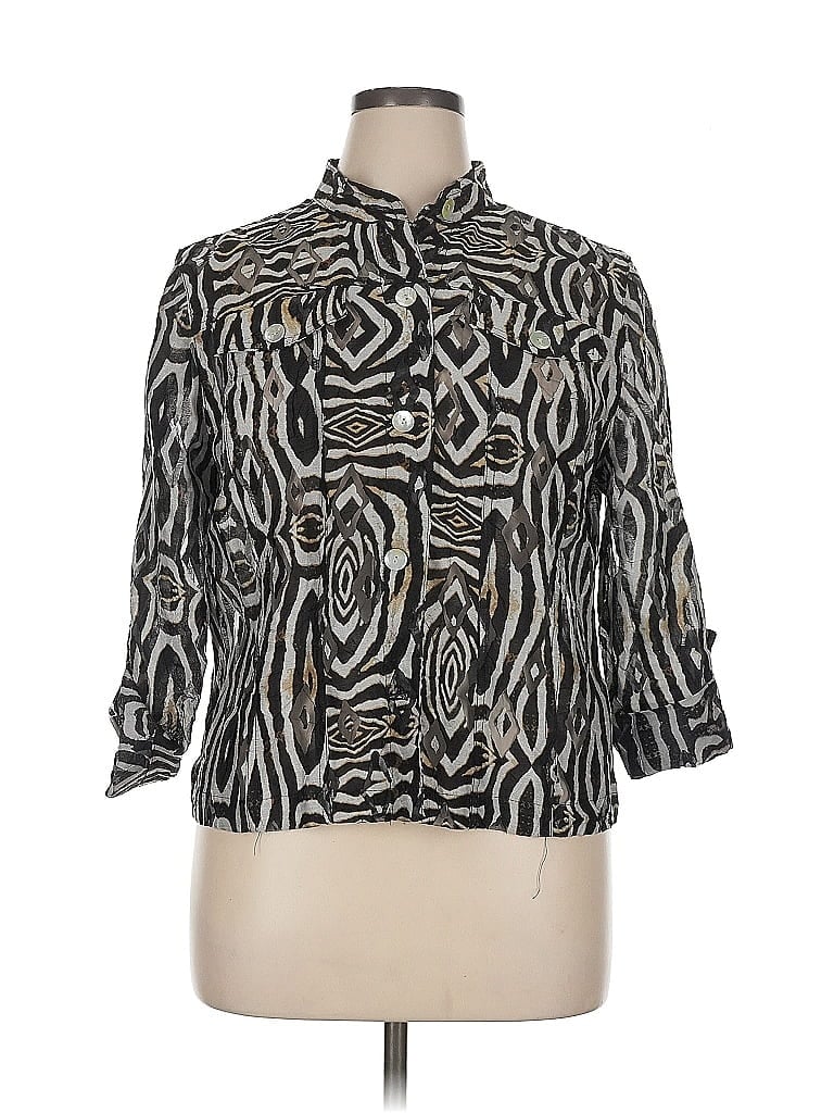 Pre-owned Ruby Rd. Jacket In Silver