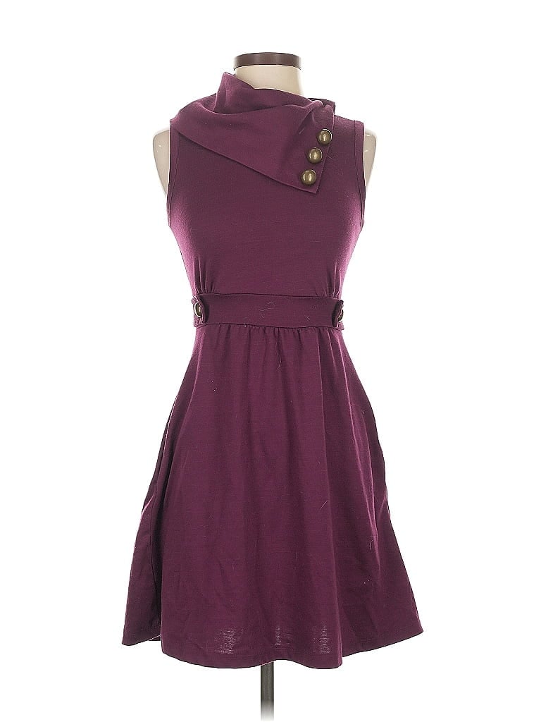 MONTEAU Pre-owned Casual Dress In Burgundy