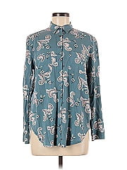 Ann Taylor Loft Outlet Long Sleeve Button Down Shirt