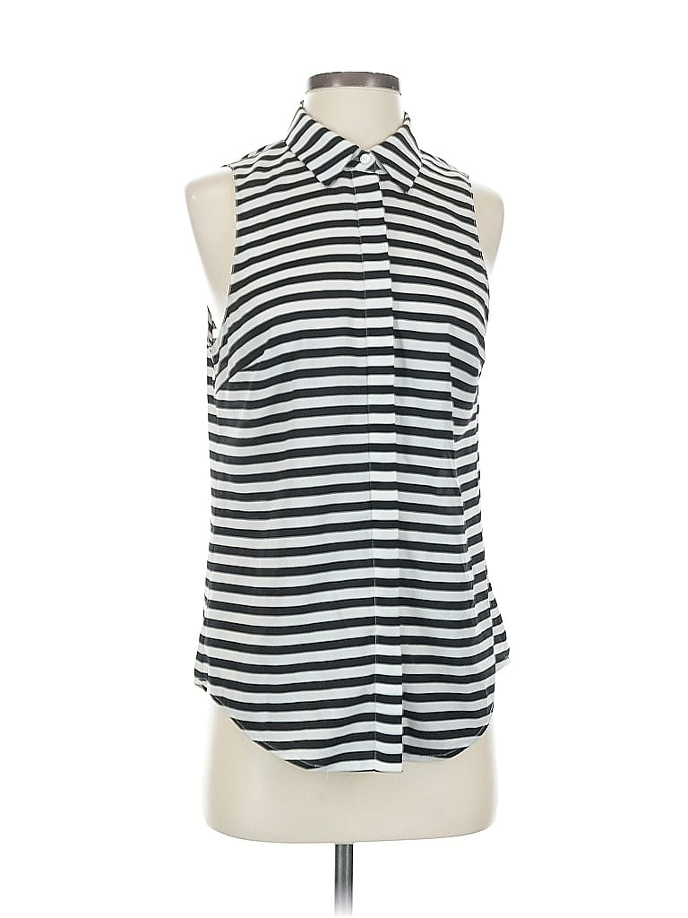 Pre-owned Antonio Melani Sleeveless Blouse In Black