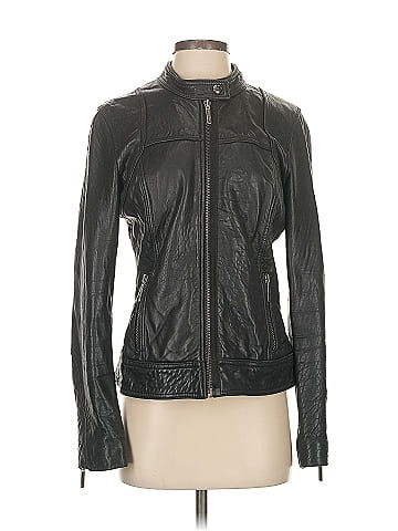 MICHAEL Michael Kors Faux Leather Jacket (view 1)
