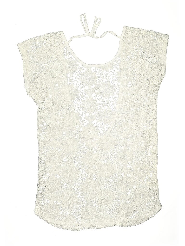 Pre-owned Xhilaration Swimsuit Cover Up In White