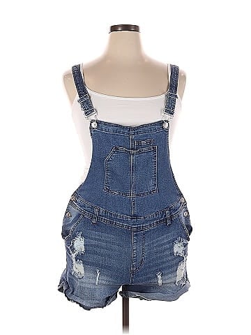 Almost Famous Overall Shorts (view 1)