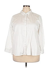 Isaac Mizrahi Live! 3/4 Sleeve Button Down Shirt