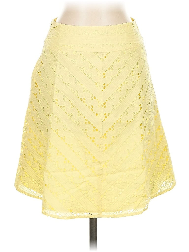 Pre-owned Ann Taylor Casual Skirt In Yellow