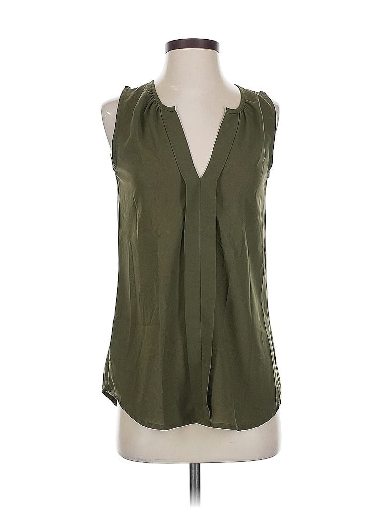 Pre-owned Japna Sleeveless Blouse In Green