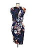 Robert Rodriguez 100% Polyester Print Blue Cocktail Dress Size M - photo 2