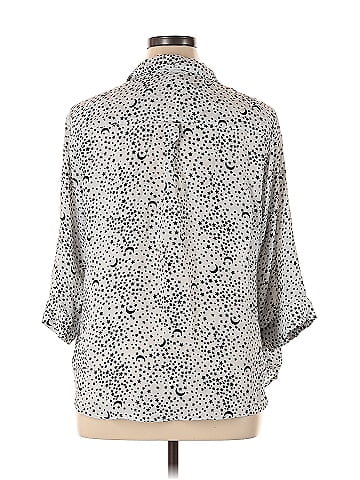 Torrid 3/4 Sleeve Button-Down Shirt (view 2)
