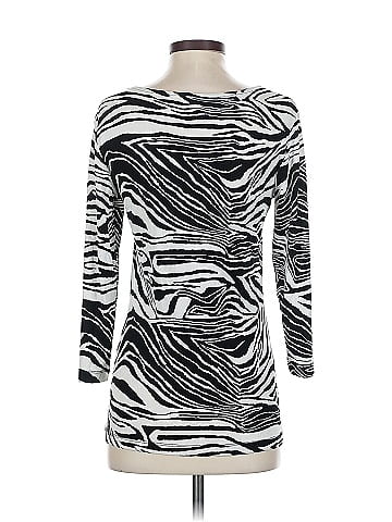 Travelers by Chico's 3/4 Sleeve T-Shirt (view 2)