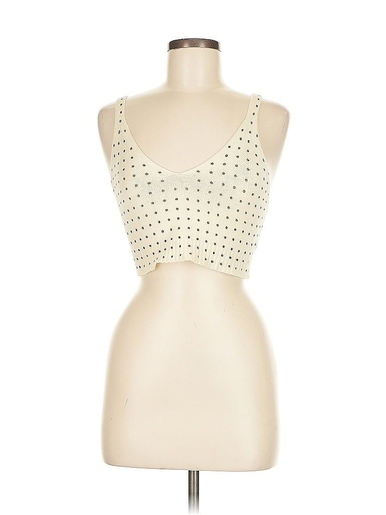 Pre-owned Unbranded Pullover Sweater In White