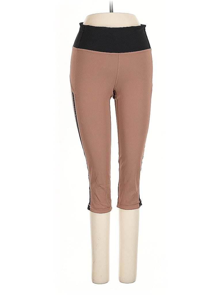 Pre-owned Lululemon Athletica Active Pants In Brown