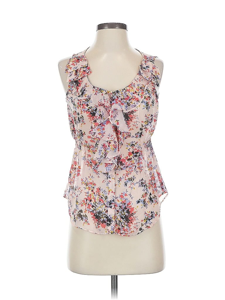 Pre-owned Elle Sleeveless Blouse In Pink