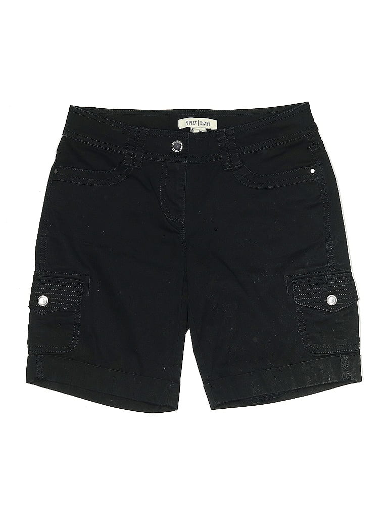 Pre-owned White House Black Market Cargo Shorts In Black