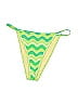 Assorted Brands Chevron-herringbone Green Swimsuit Bottoms Size XS - photo 1