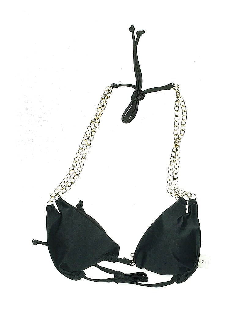 Pre-owned Unbranded Swimsuit Top Black Swimwear