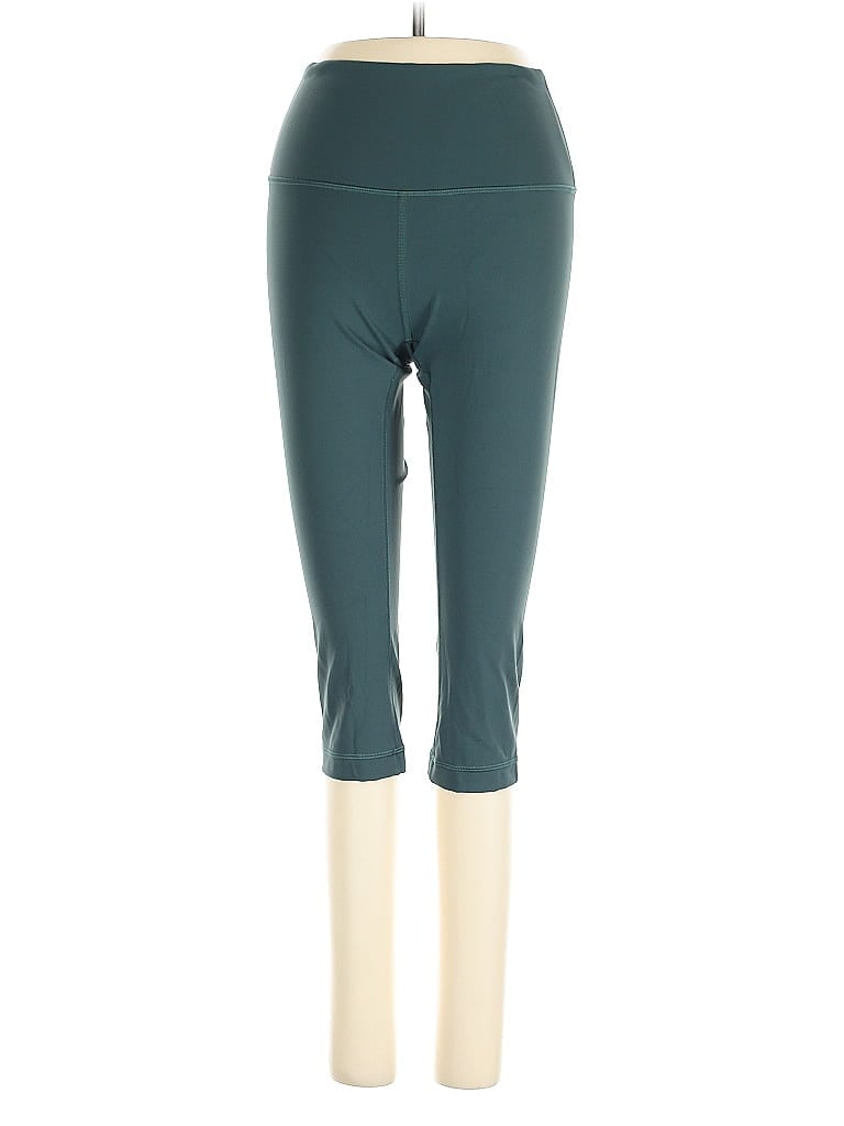 Pre-owned Lululemon Athletica Active Pants In Green