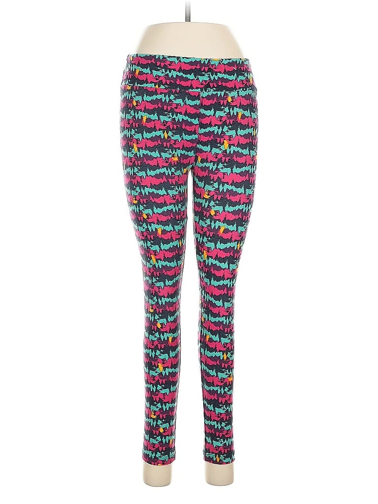 Pre-owned Lularoe Leggings In Red