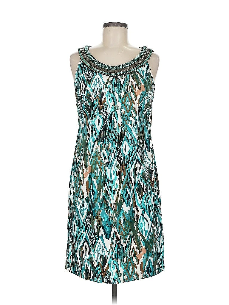 Pre-owned Connected Apparel Casual Dress In Blue