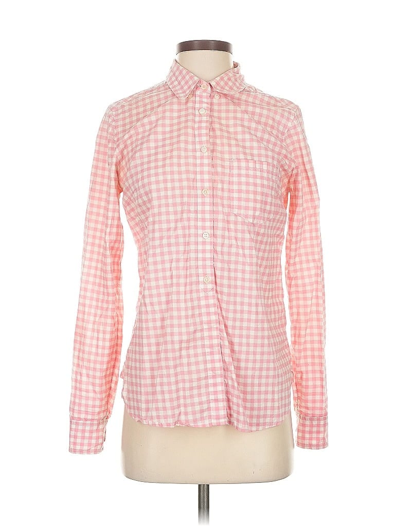 Pre-owned Gap Long Sleeve Button Down Shirt In Pink