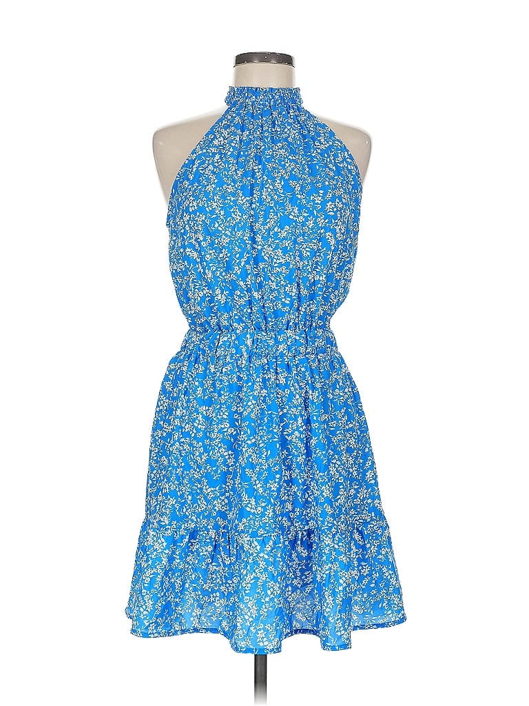 Pre-owned Unbranded Cocktail Dress In Blue