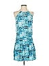 Assorted Brands 100% Rayon Print Blue Cocktail Dress Size XS - photo 1