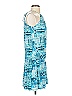 Assorted Brands 100% Rayon Print Blue Cocktail Dress Size XS - photo 4