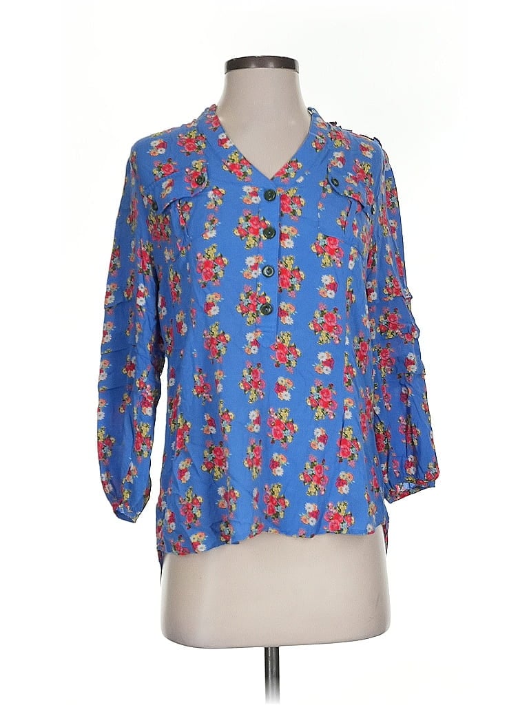 MATILDA JANE Pre-owned 3/4 Sleeve Blouse In Blue