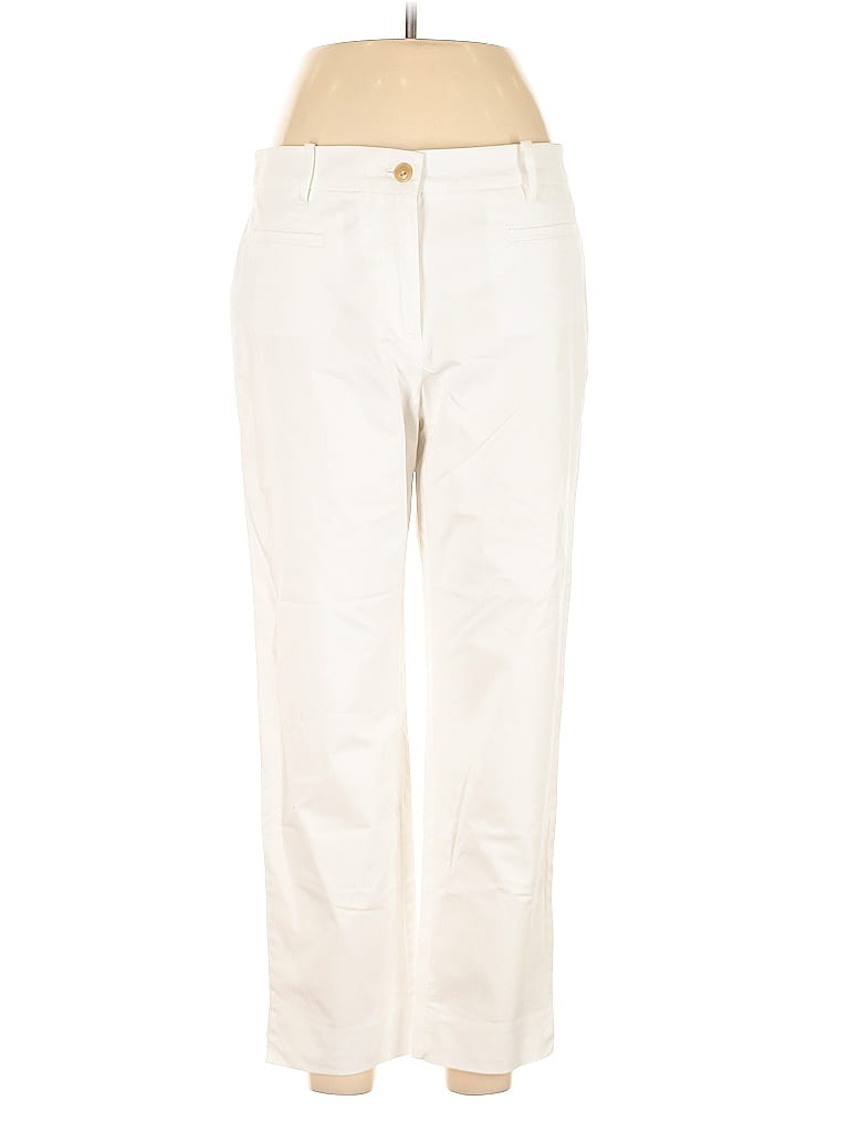 Pre-owned Ann Taylor Casual Pants In White