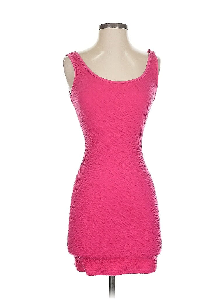 Pre-owned Material Girl Tank Top Pink Sweetheart Neckline Tops