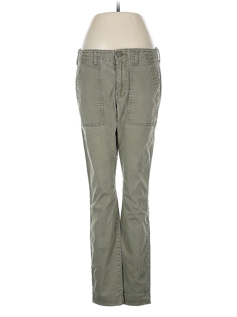 Pre-owned Gabi Khaki Pant In Green