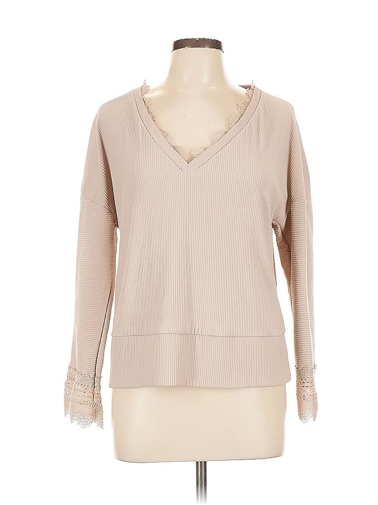 Pre-owned Ecowish Pullover Sweater In Brown