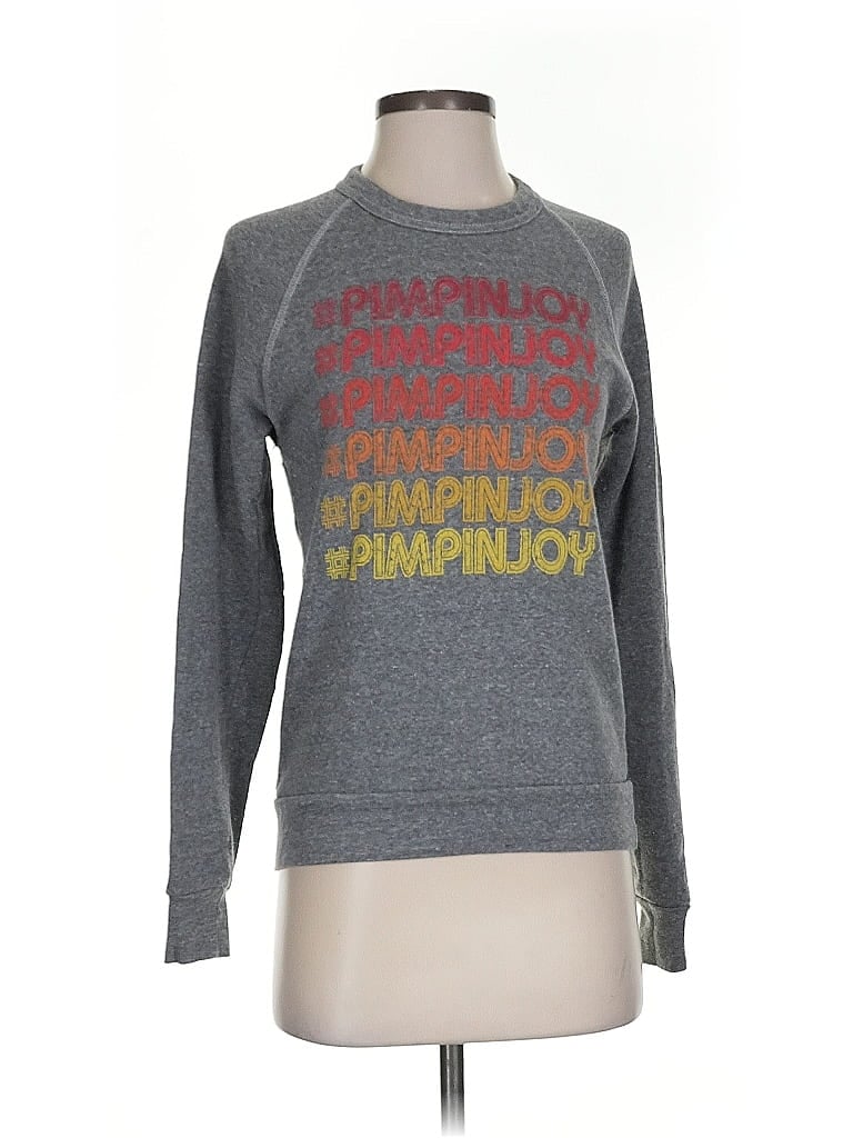 Pre-owned Assorted Brands Sweatshirt In Gray