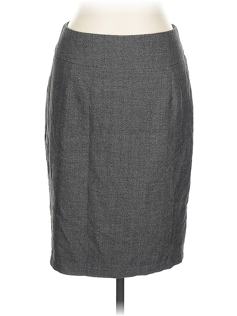 Pre-owned Mossimo Formal Skirt In Gray