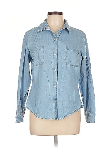 Riders by Lee Long Sleeve Button-Down Shirt (view 1)