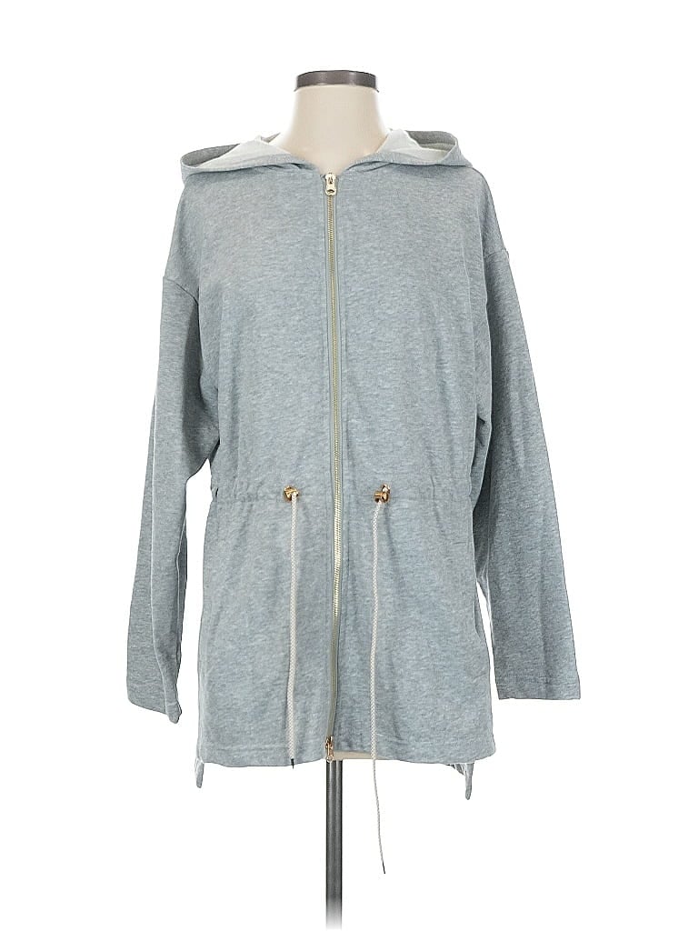 Pre-owned Unbranded Zip Up Hoodie In Gray