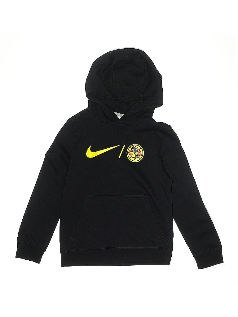 Click to view more detailed imagery on our partner's website Pre-owned Nike Kids' Pullover Hoodie In Black