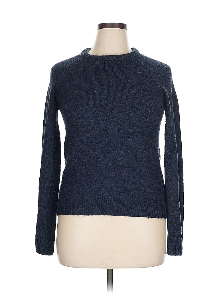 Pre-owned H&m Pullover Sweater In Blue