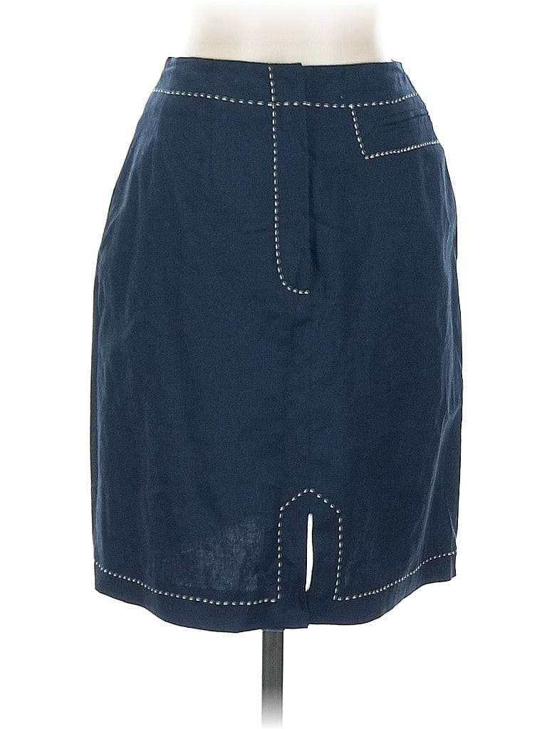 Click to view more detailed imagery on our partner's website Pre-owned Harve Benard By Benard Holtzman Denim Skirt In Blue