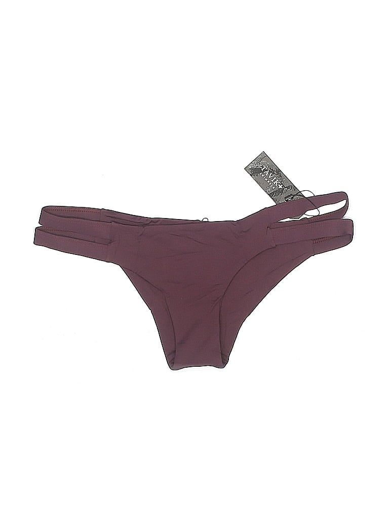 Pre-owned Tavik Swimsuit Bottoms In Burgundy