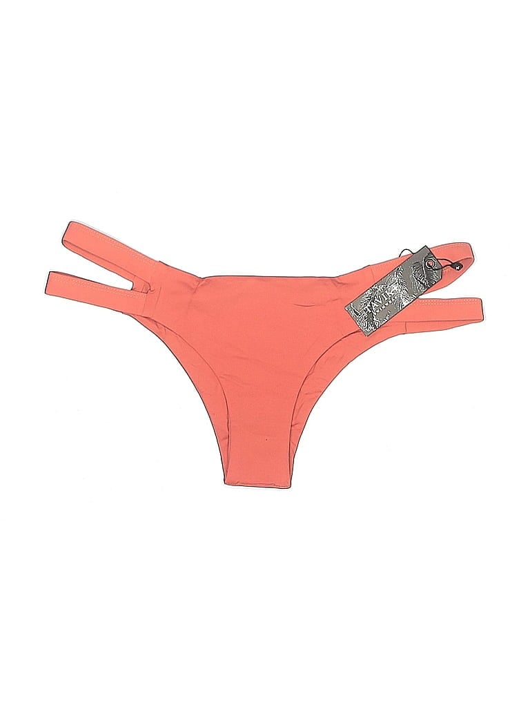 Pre-owned Fabletics Swimsuit Bottoms In Orange