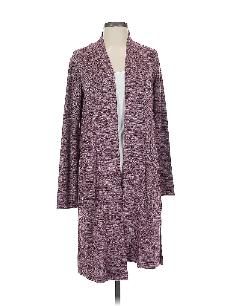Click to view more detailed imagery on our partner's website Pre-owned Lands' End Cardigan Sweater In Purple