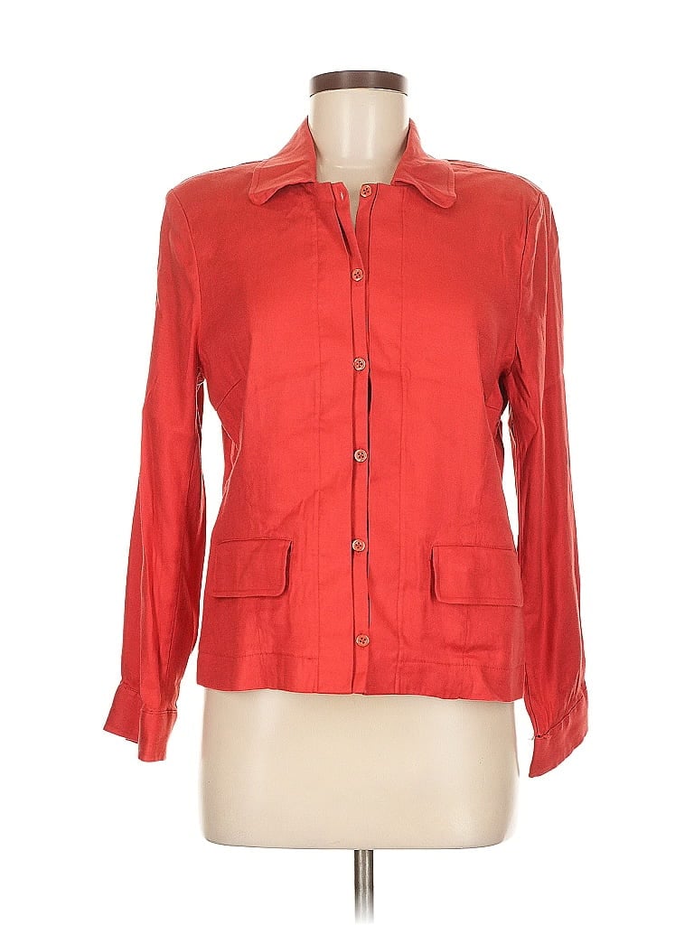 Pre-owned Cabi Blazer Jacket In Red