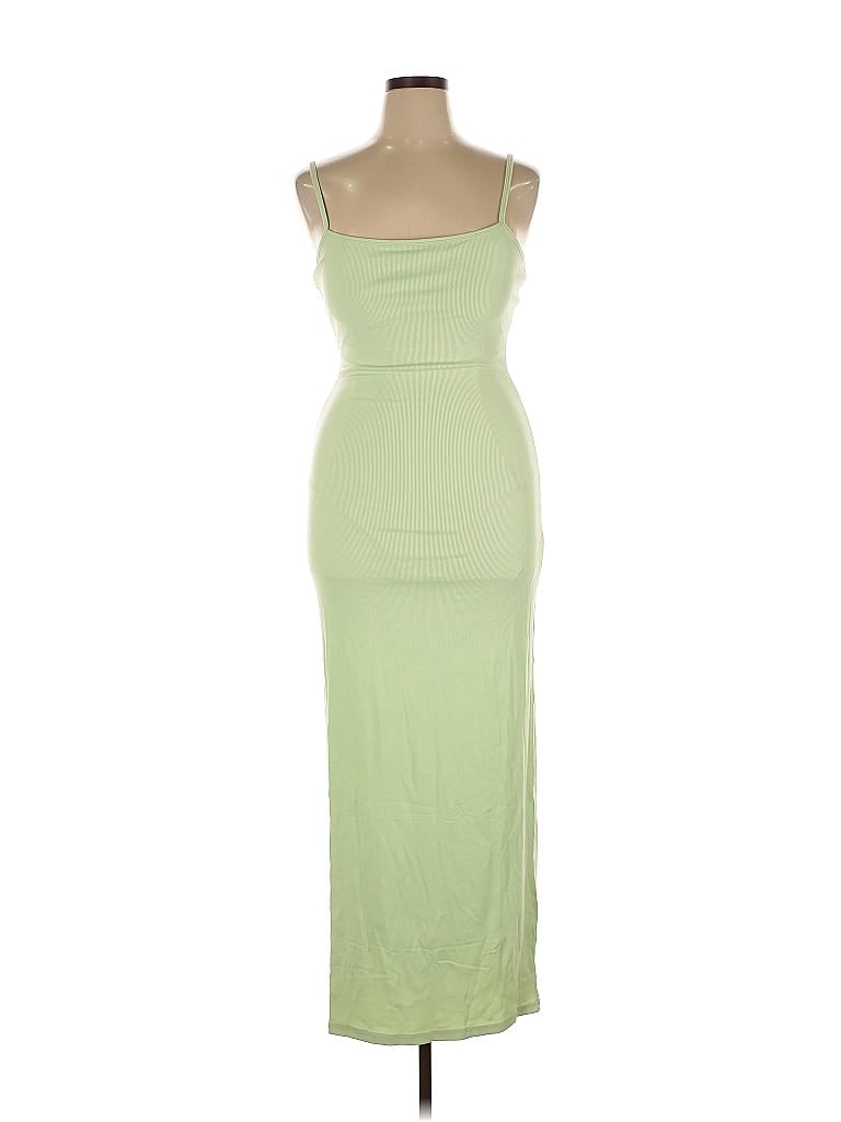 Pre-owned Zyia Active Casual Dress In Green
