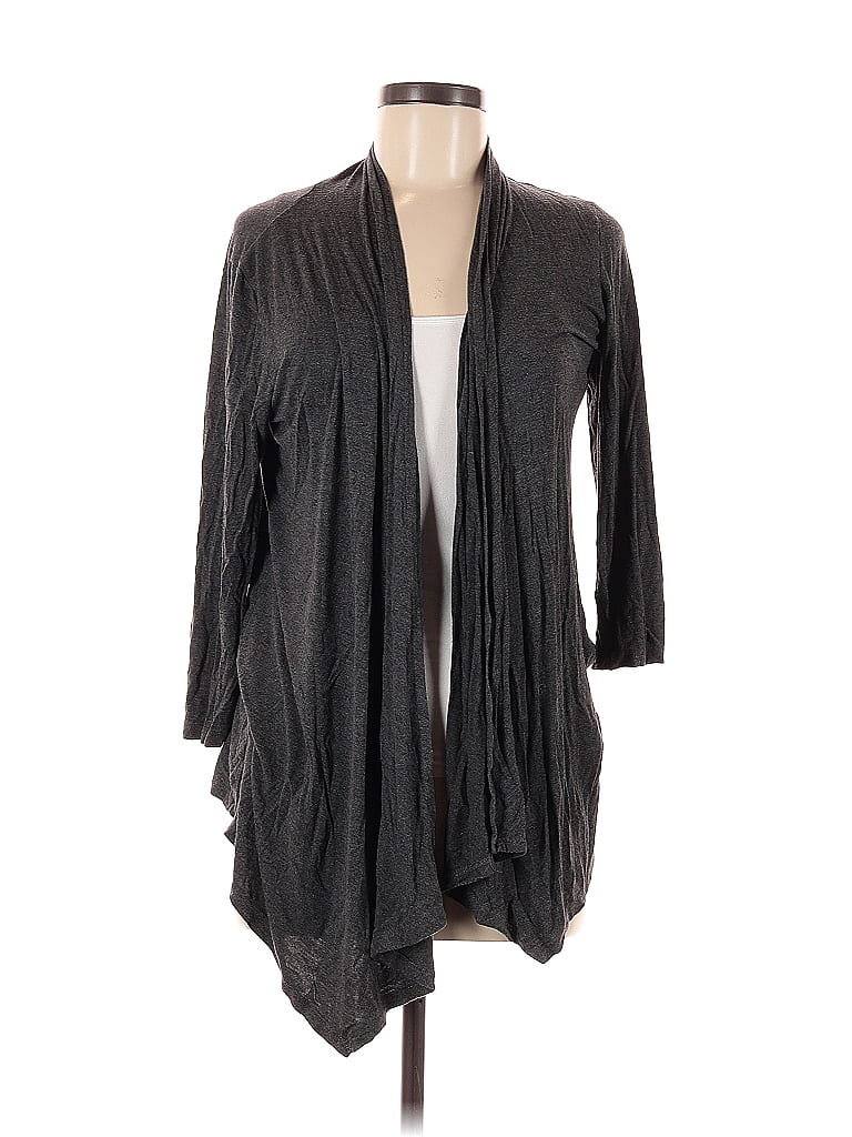 Pre-owned Assorted Brands Cardigan Sweater In Gray