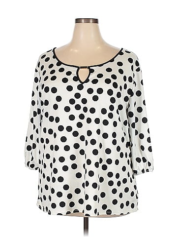 Espresso 3/4 Sleeve Blouse (view 1)