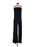 Veronica M. Solid Blue Jumpsuit Size S - photo 1